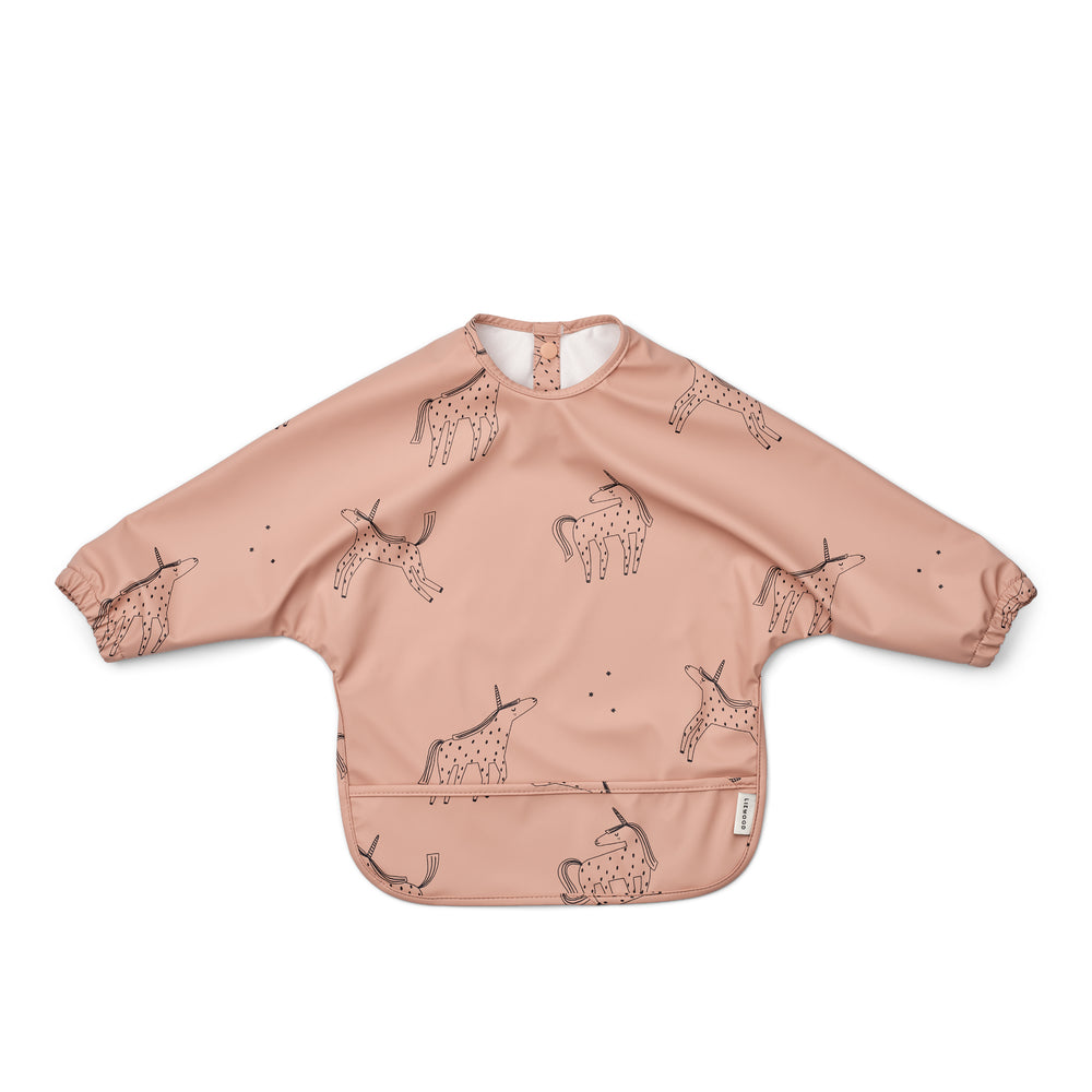 MERLE Cape bib, Unicorn / Pale tuscany