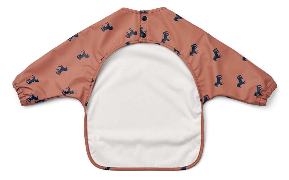 MERLE Cape bib, Horses / Dark rosetta