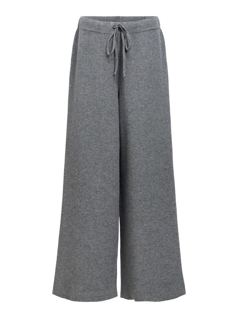 OBJITONE M/W RE Knit Pant, Medium Grey Melange
