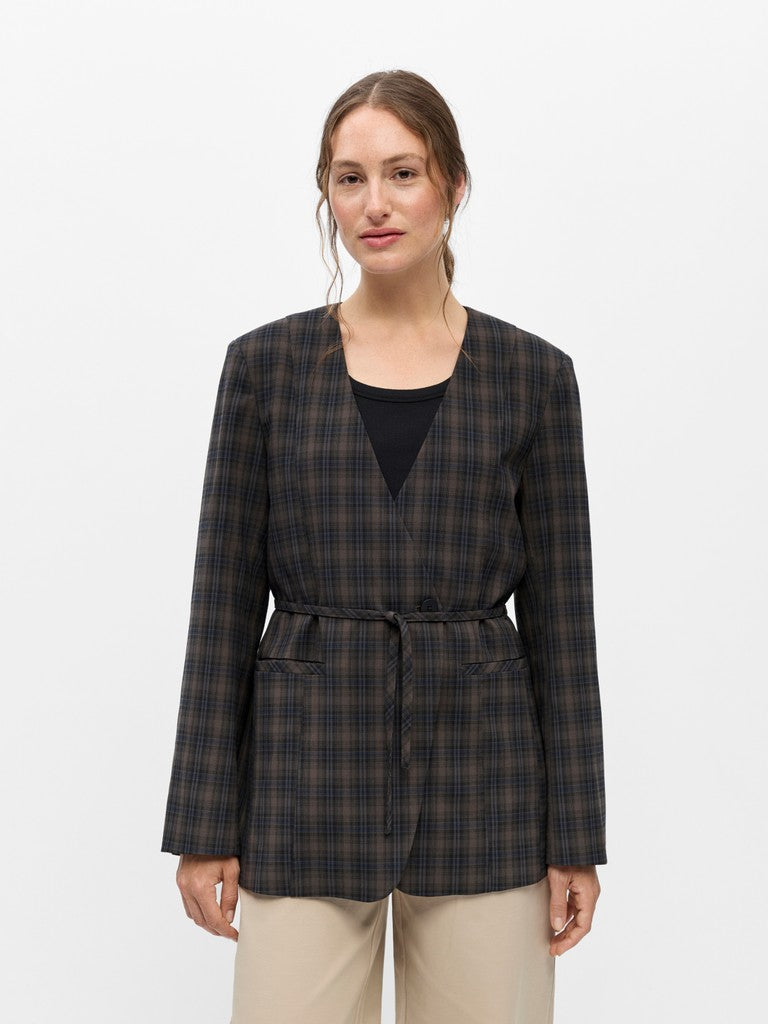 OBJSOLEY RE Tie Blazer, Carafe Blue shadow