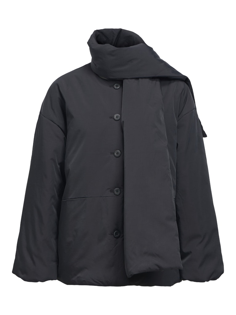 OBJGEMMI Scarf Jacket, Black