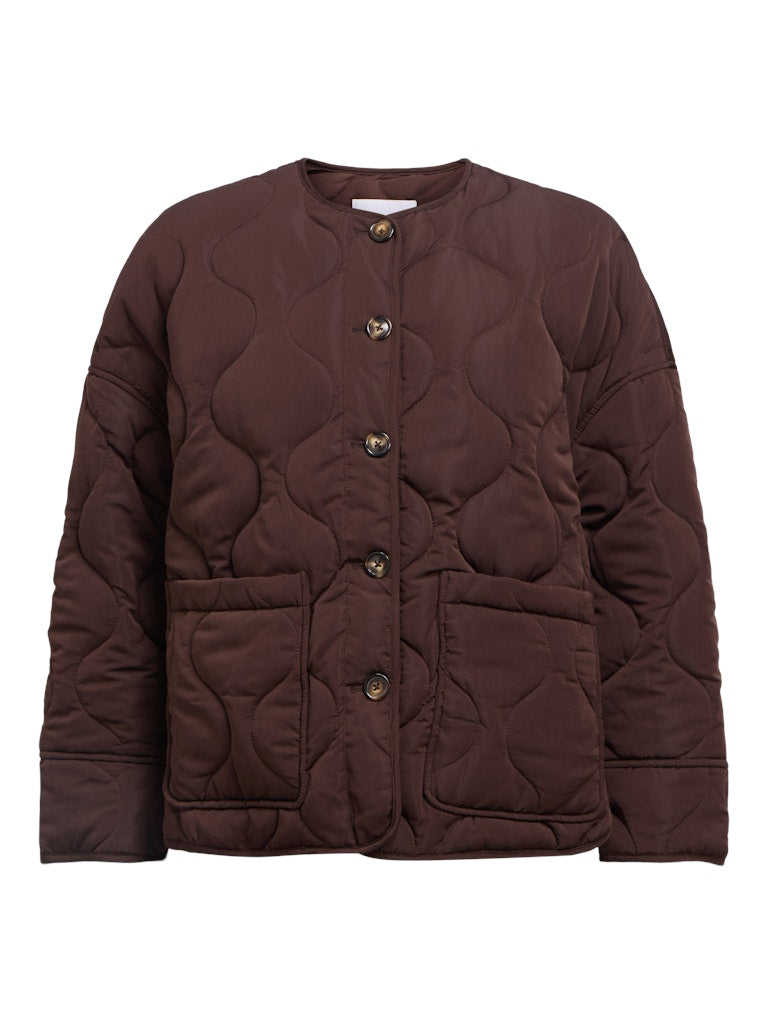 OBJALLIE LO Quilted Jacket, java