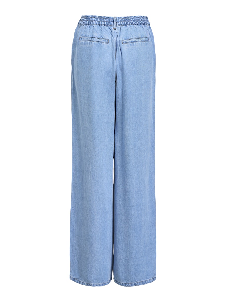 OBJFRAME Lisa Wide MW Pant, light blue denim
