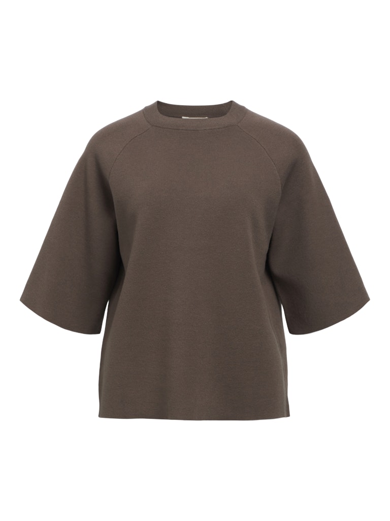 OBJREYNARD 2/4 Knit Pullover, morel