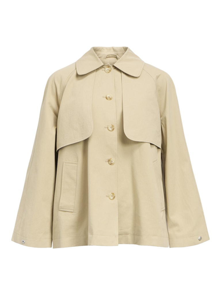 OBJPAULA Trench Jacket, humus