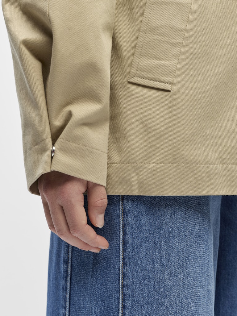 OBJPAULA Trench Jacket, humus