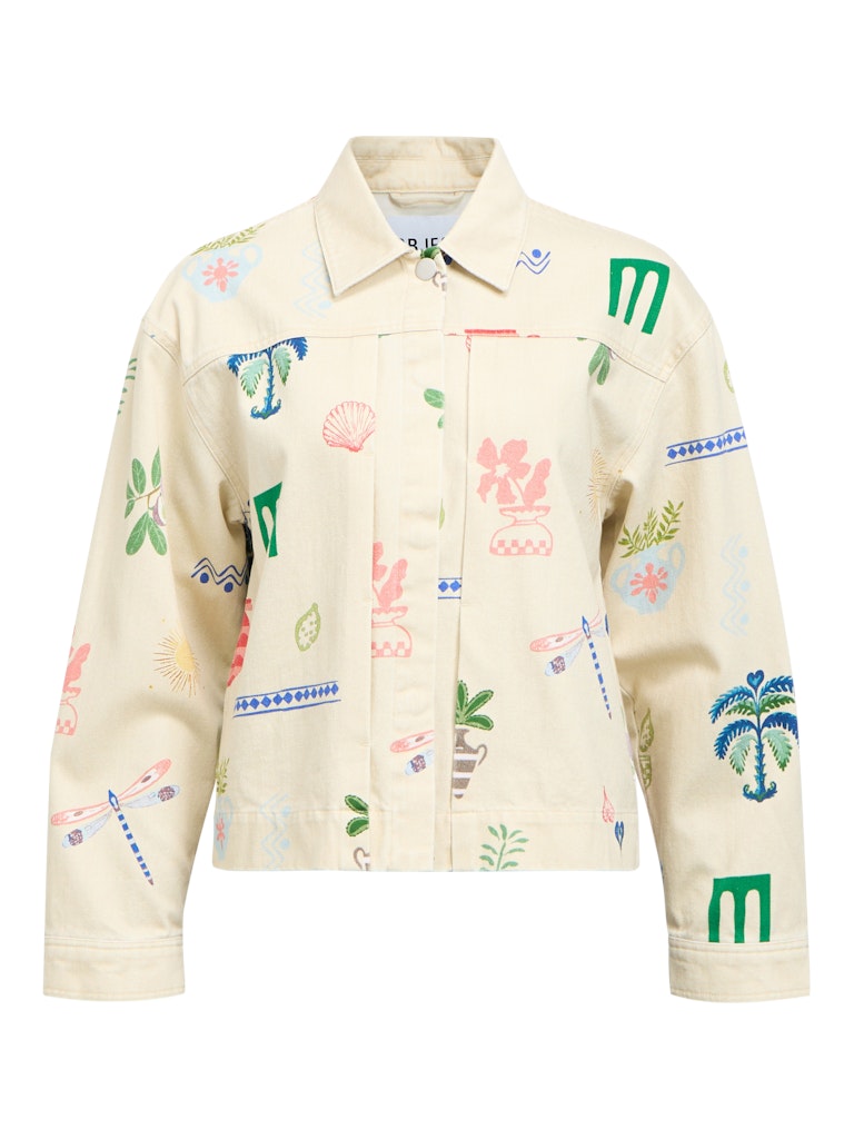OBJALLY Printed Jacket, Humus