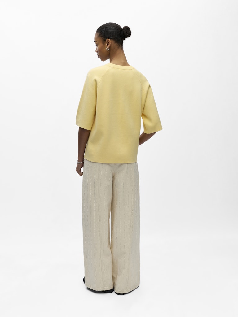 OBJREYNARD 2/4 Knit Pullover, sunlight