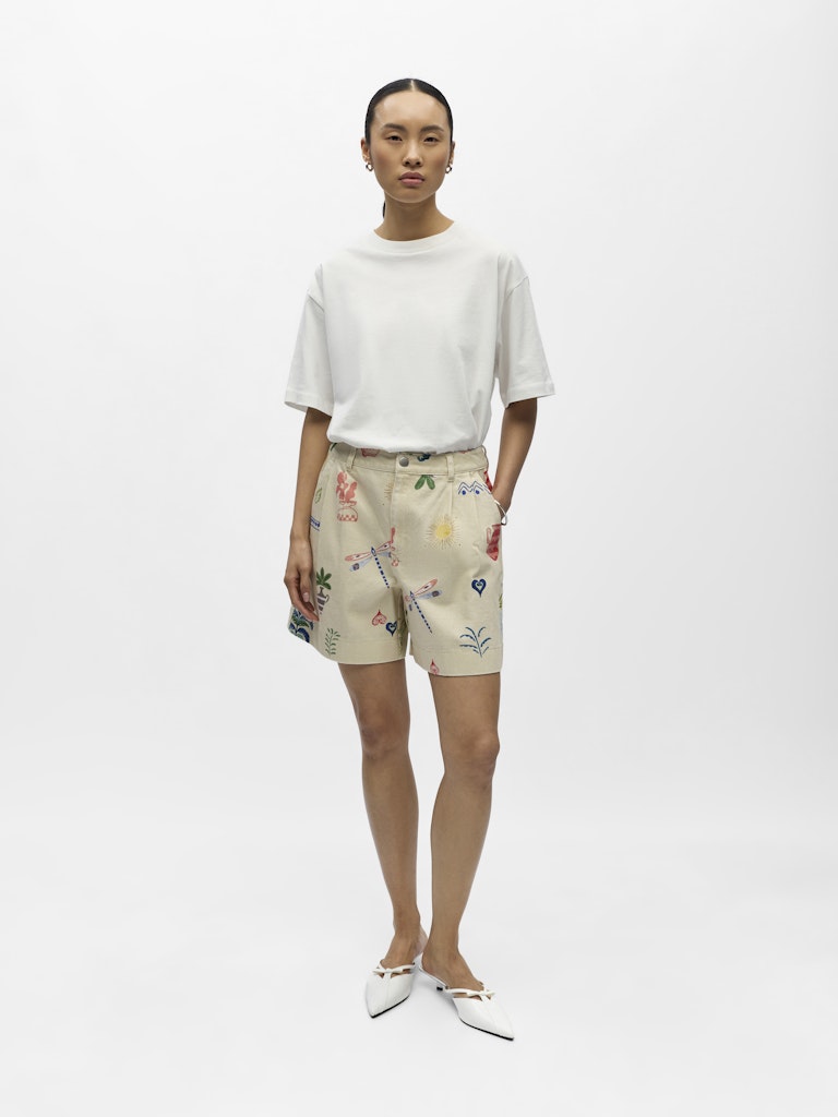 OBJALLY HW Shorts, humus