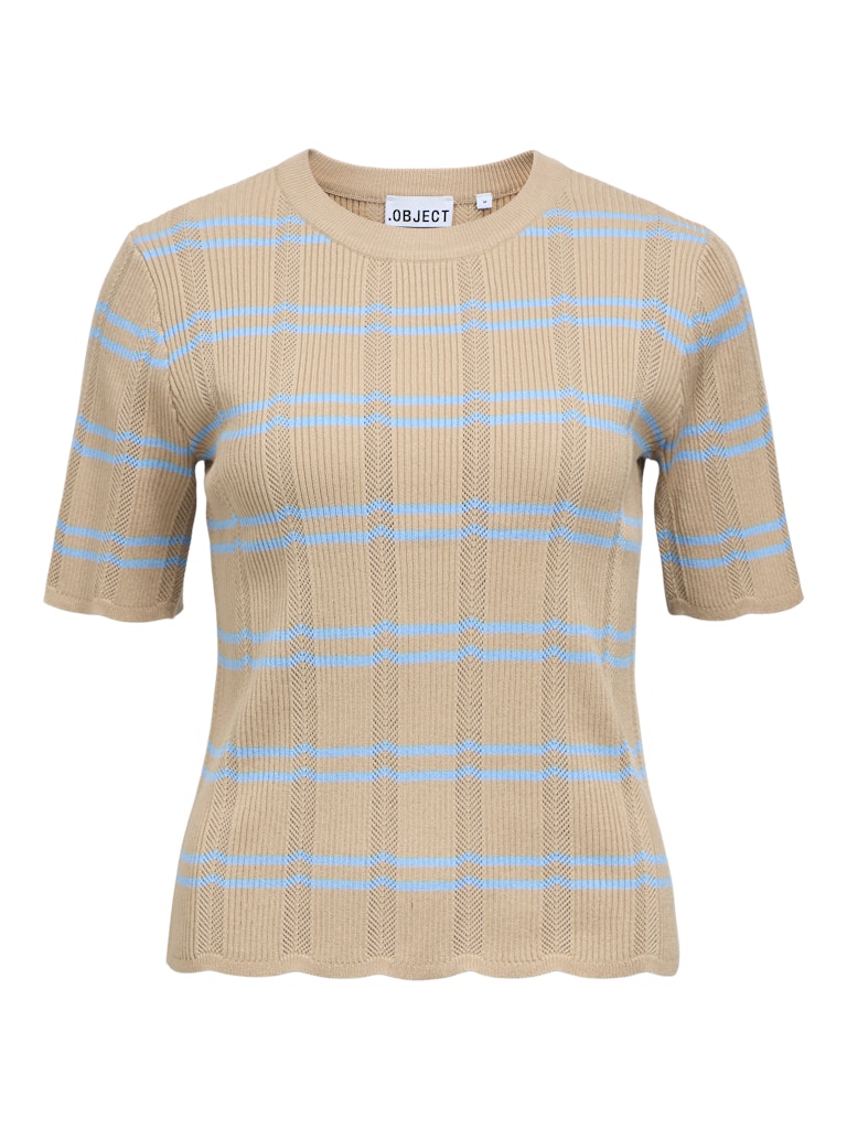 OBJEBBA Pullover Fair, humus