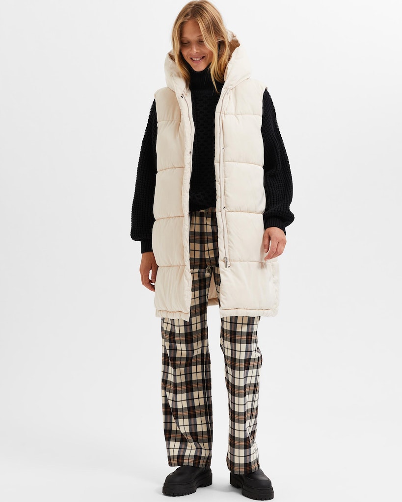 SLFELLA Puffer Vest, sandshell