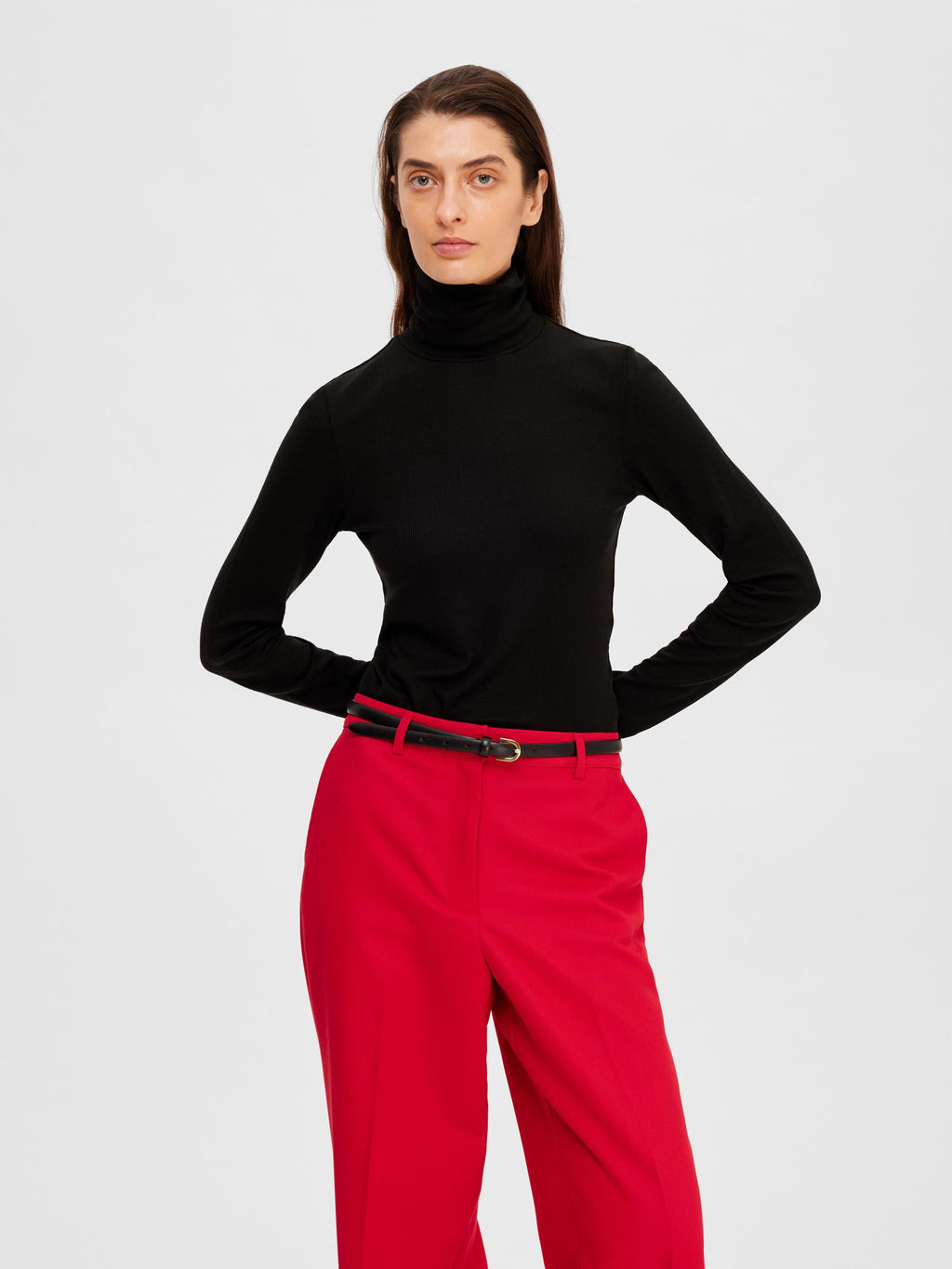 SLFWINONA Roll Neck, black