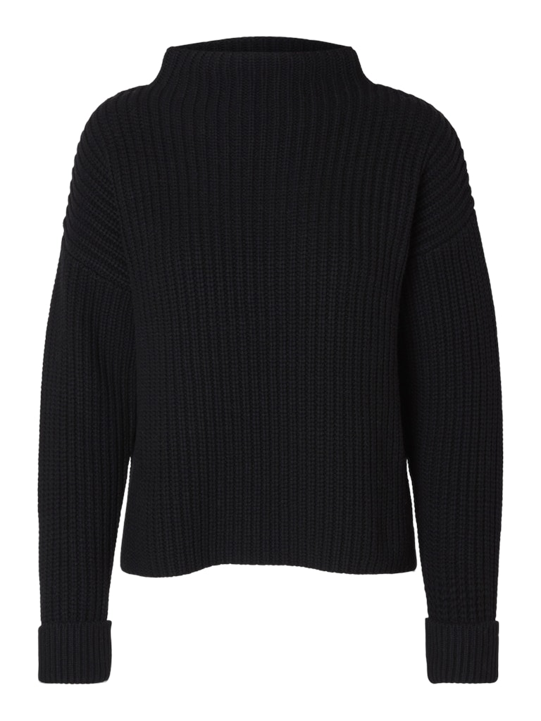 SLFSELMA Weiter Rollkragenpullover, Black