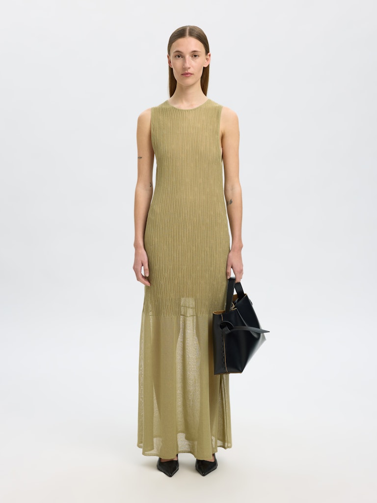 SLFLEA Knit Dress, slate green