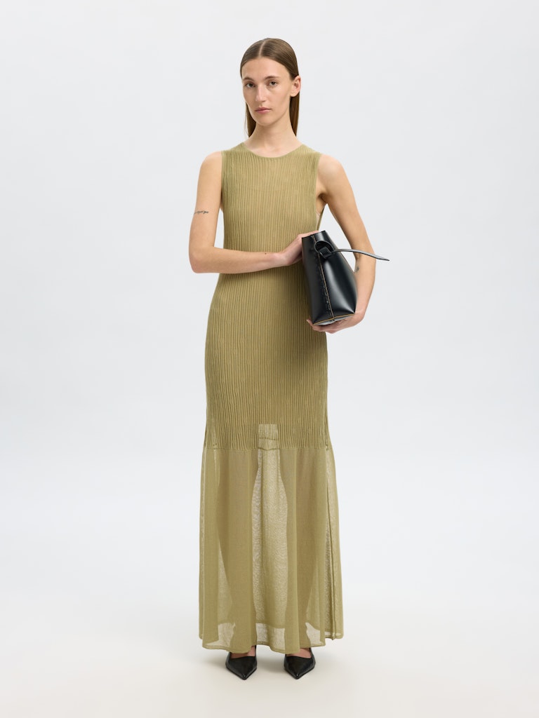 SLFLEA Knit Dress, slate green