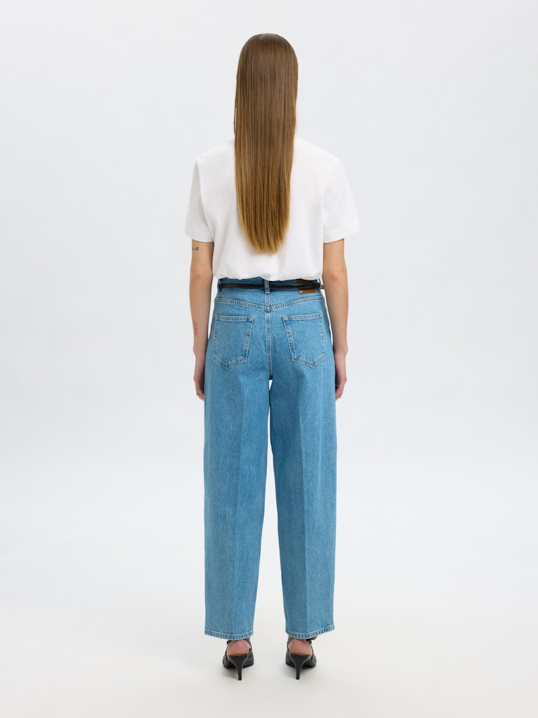 SLFBARREL Liva-Kori Jeans, light blue denim