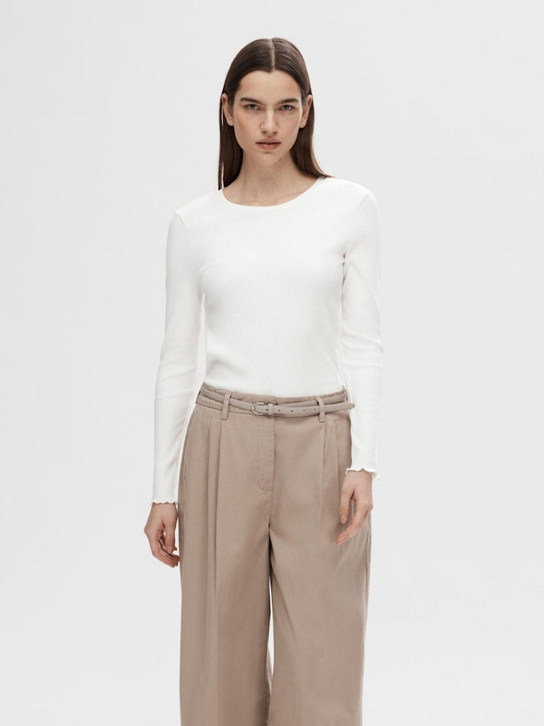 SLWANNA Crew Neck Tee, snow white