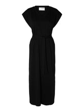 Lade das Bild in den Galerie-Viewer, SLFESSENTIAL V-Neck Ankle Dress, black
