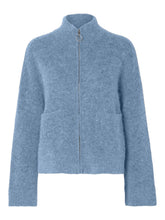 Lade das Bild in den Galerie-Viewer, SLFSIA Knit Zipper Cardigan, Endless Sky  Melange
