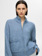 Lade das Bild in den Galerie-Viewer, SLFSIA Knit Zipper Cardigan, Endless Sky  Melange
