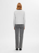 Lade das Bild in den Galerie-Viewer, SLFESSENTIAL Boxy Long Tee, light grey melange
