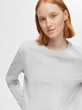 Lade das Bild in den Galerie-Viewer, SLFESSENTIAL Boxy Long Tee, light grey melange
