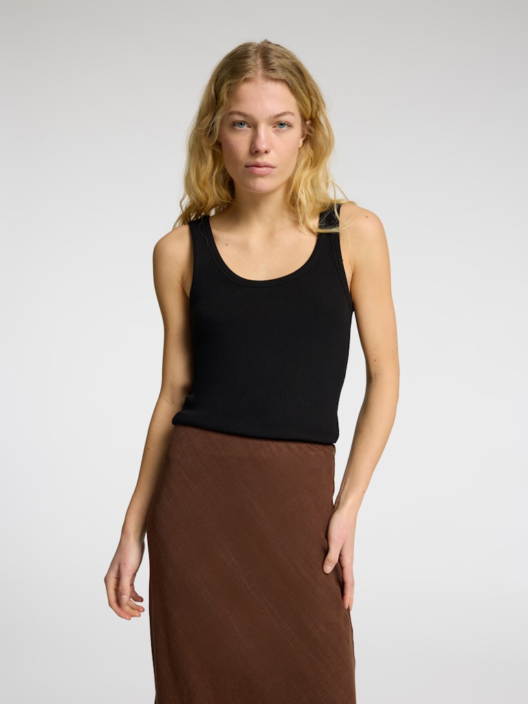 SLWANNA U-Neck Tanktop, black