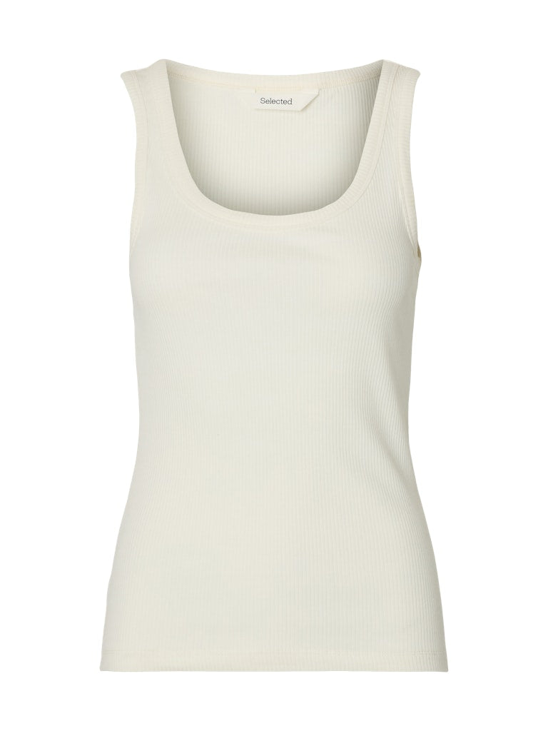 SLFANNA U-Neck Tanktop, snow white