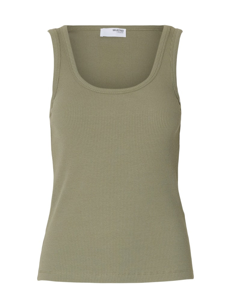 SLFANNA U-Neck Tanktop, vetiver