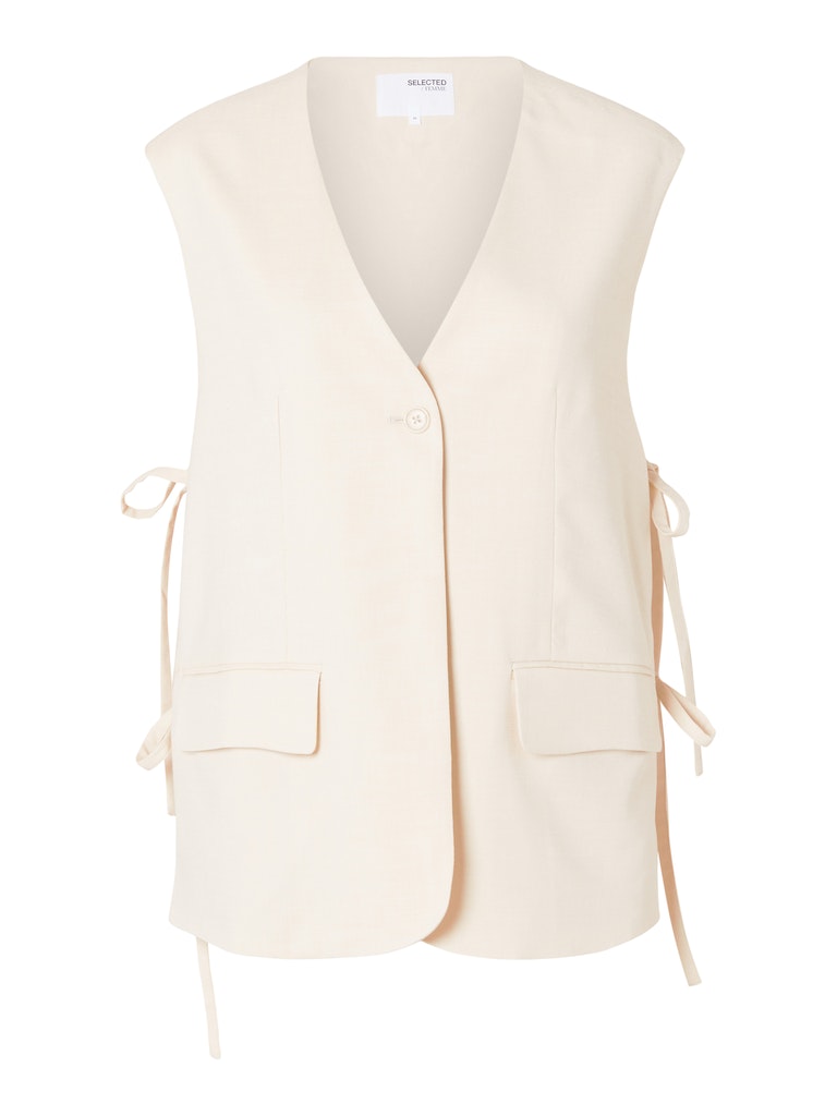SLFSELFINA Vest, Birch Melange