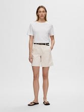 Lade das Bild in den Galerie-Viewer, SLFHILDA Shorts, Pine Stripe / Sandshell
