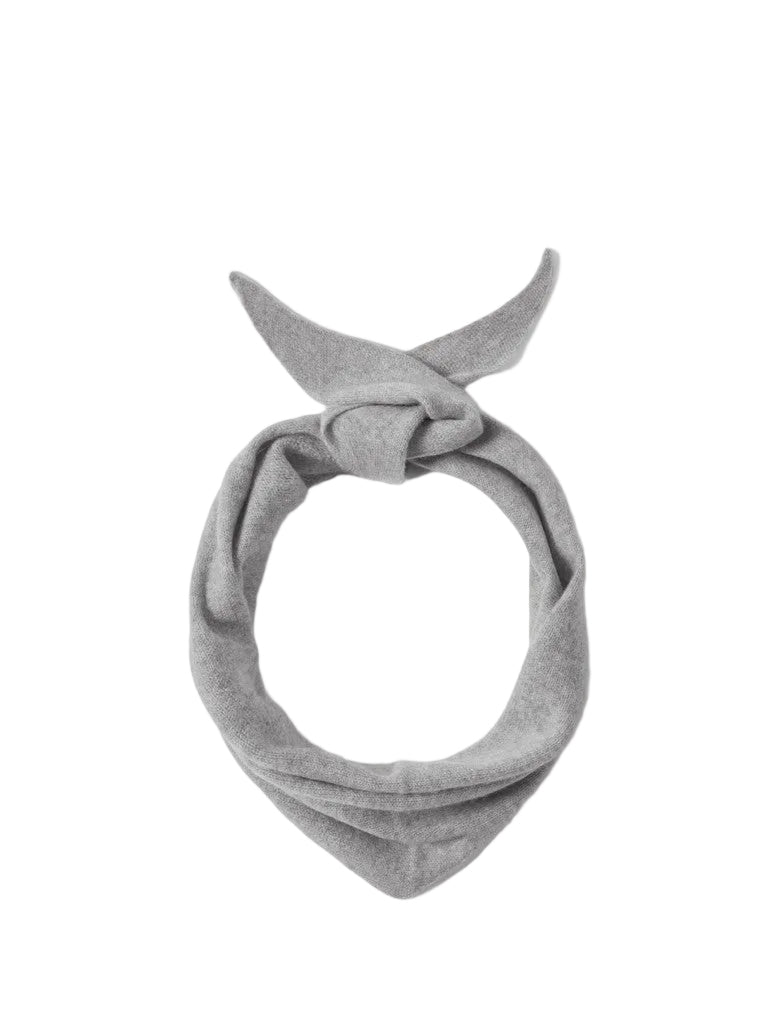 SLWMARIA Narrow Cashmere Scarf, Light Grey Melange