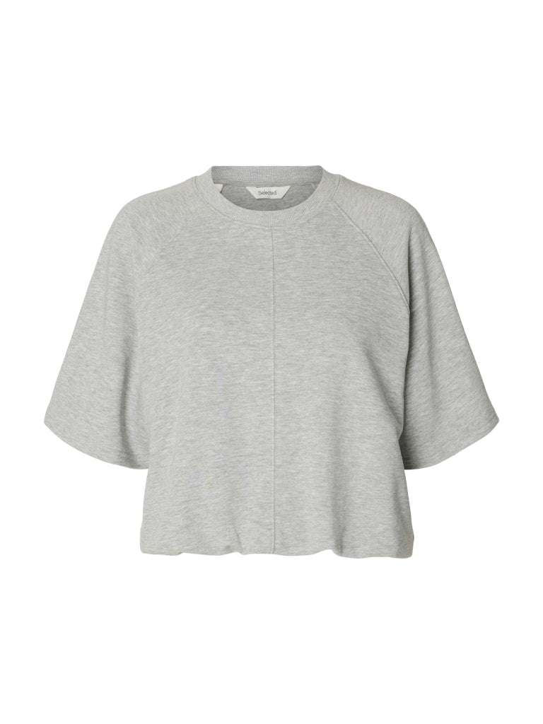 SLWTABBY Bubble Sweat, Light Grey Melange