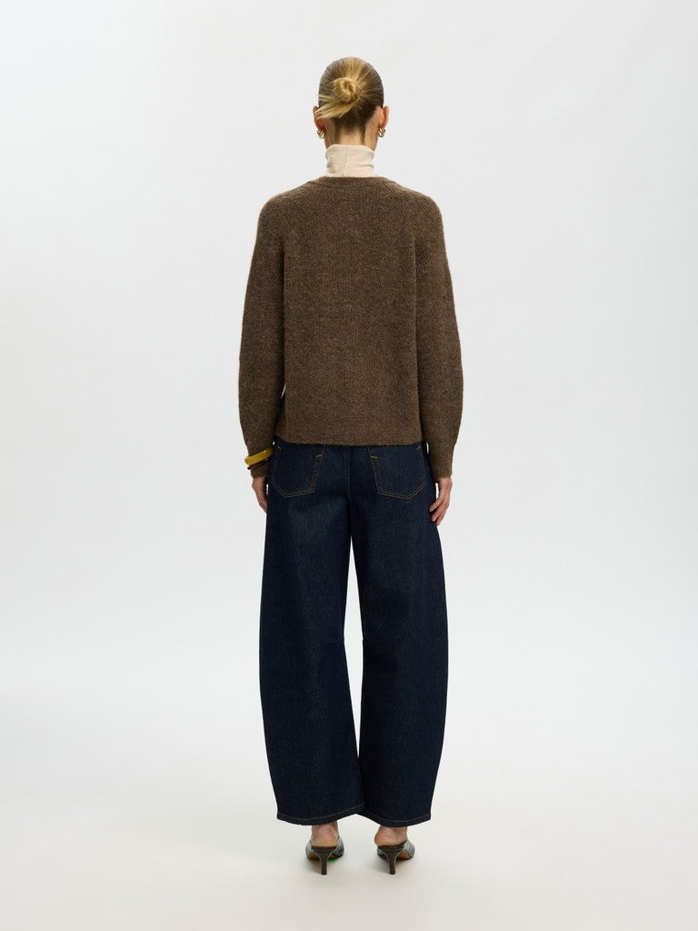 SLWLULU Knit Short Cardigan, dachshund melange