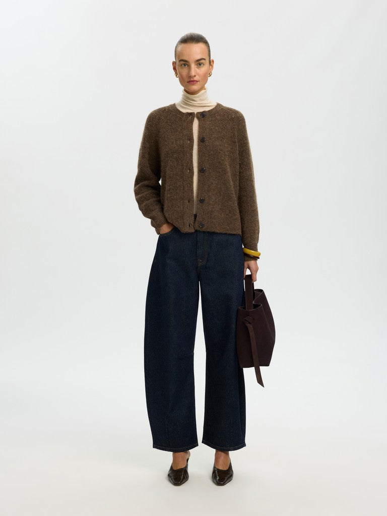SLWLULU Knit Short Cardigan, dachshund melange