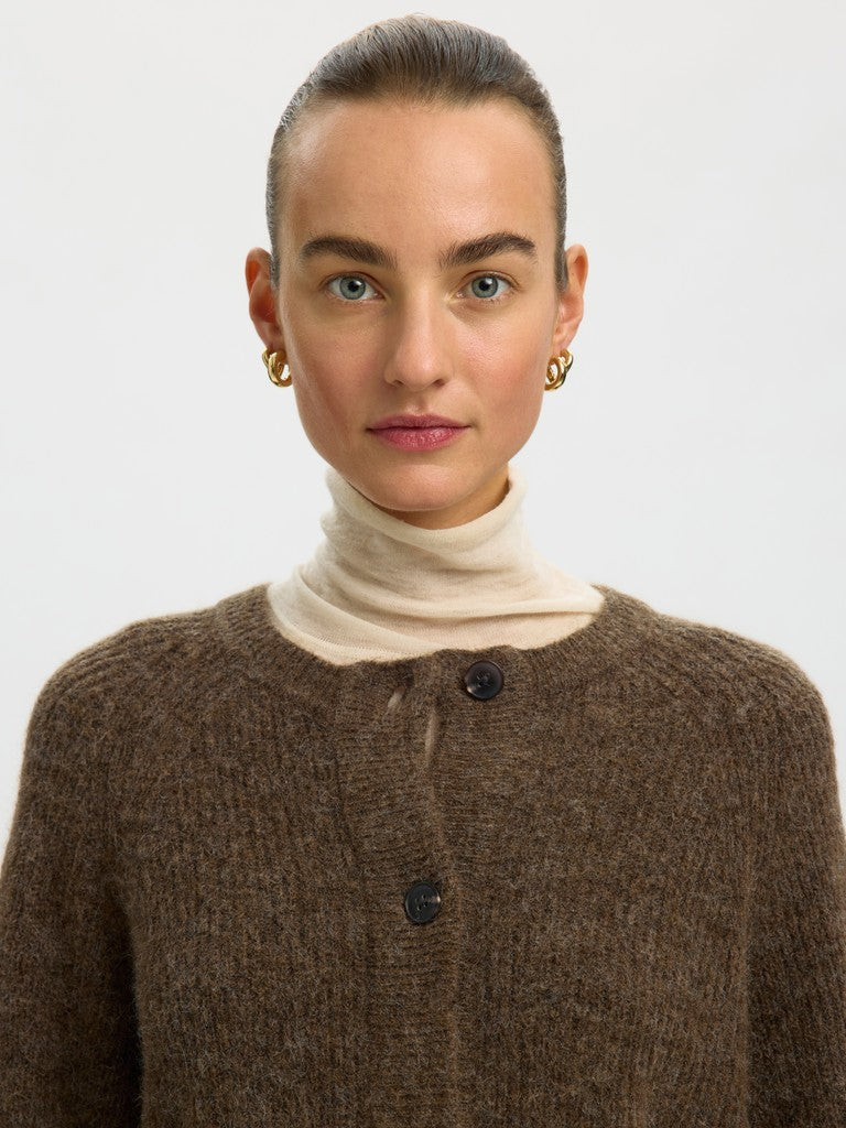 SLWLULU Knit Short Cardigan, dachshund melange