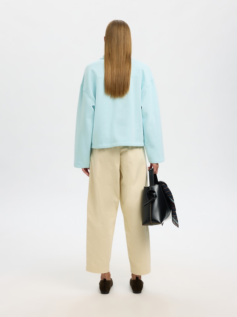 SLFARI Gia Polo Sweat, blue glow