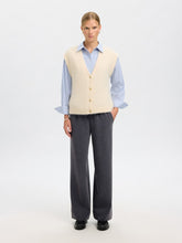 Lade das Bild in den Galerie-Viewer, SLFPATRICIA Wide Pants, dark grey melange
