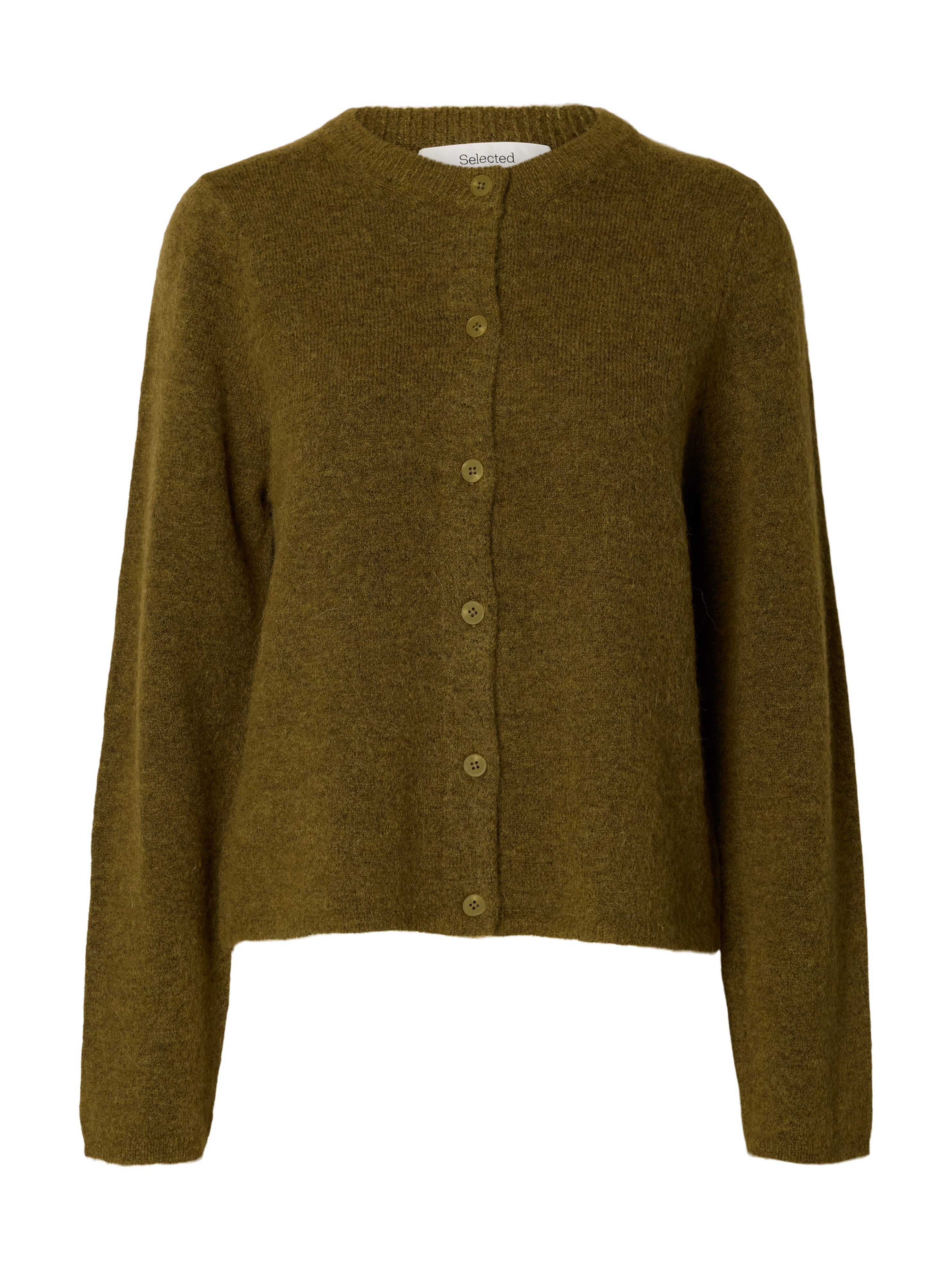 SLWLULU New Knit Cardigan, Fir Green Melange