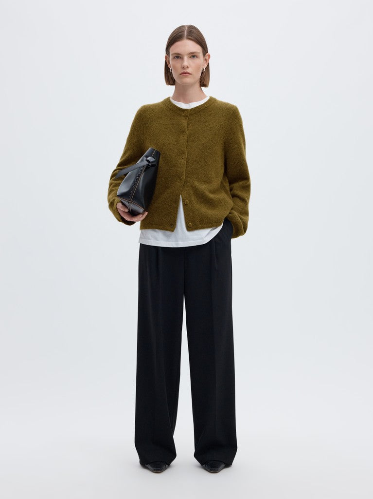 SLWLULU New Knit Cardigan, Fir Green Melange