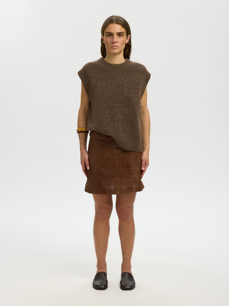 SLWLULU SL Knit Vest, dachshund melange