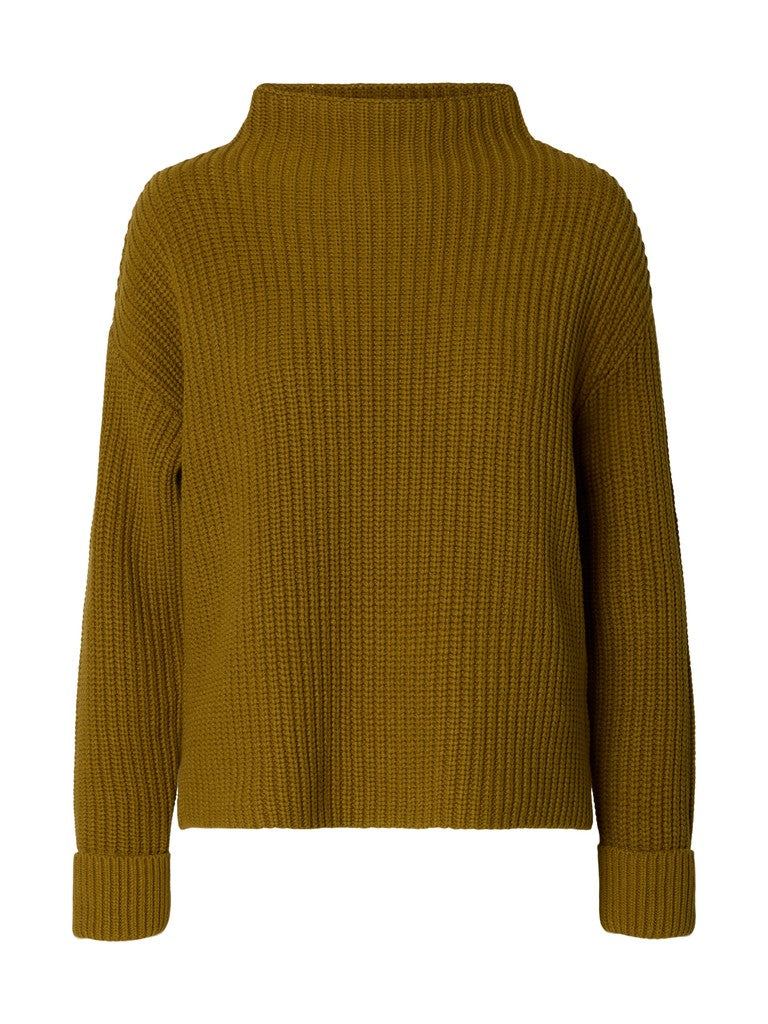SLWSELMA SUS LS Knit Pullover, Fir Green