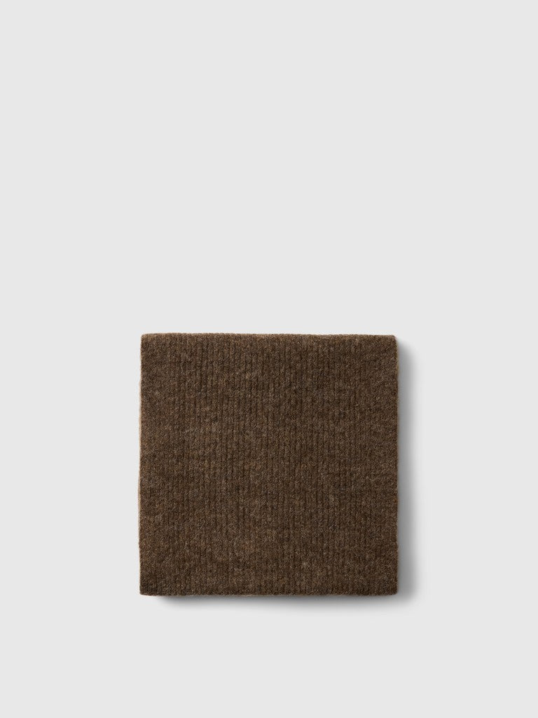 SLWLULU Woll Blend Narrow Knit Scarf, Dachshund Melange