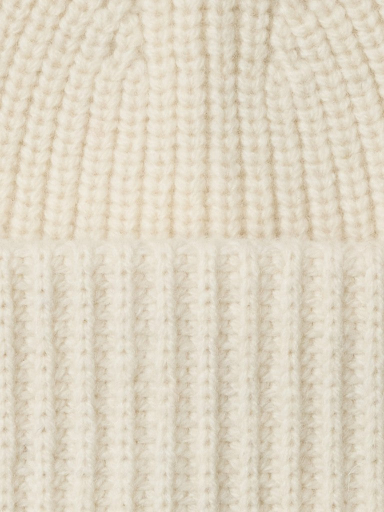 SLWMARY Knit Wool Beanie, silver birch