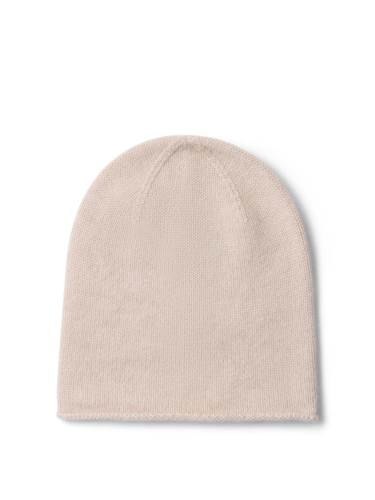 SLWCILLE ROSIE CASHMERE BLEND BEANIE, Oatmeal