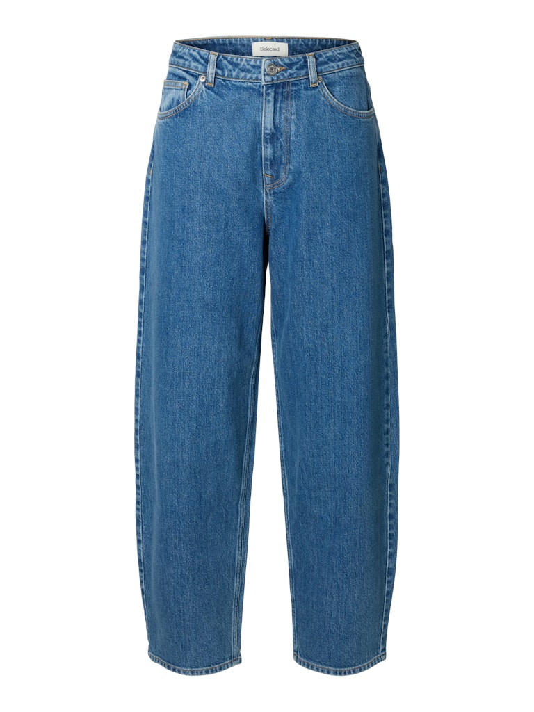 SLWBARREL BEA-KORI HW Jeans, Medium Blue Denim