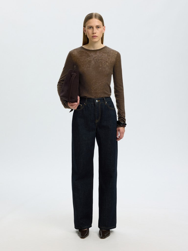 SLWVENDY LS Knit Wool O-Neck, Delicioso