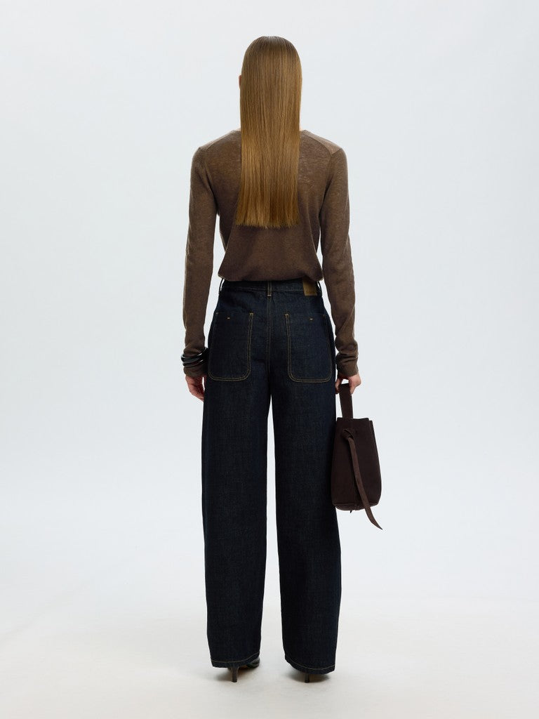 SLWVENDY LS Knit Wool O-Neck, Delicioso