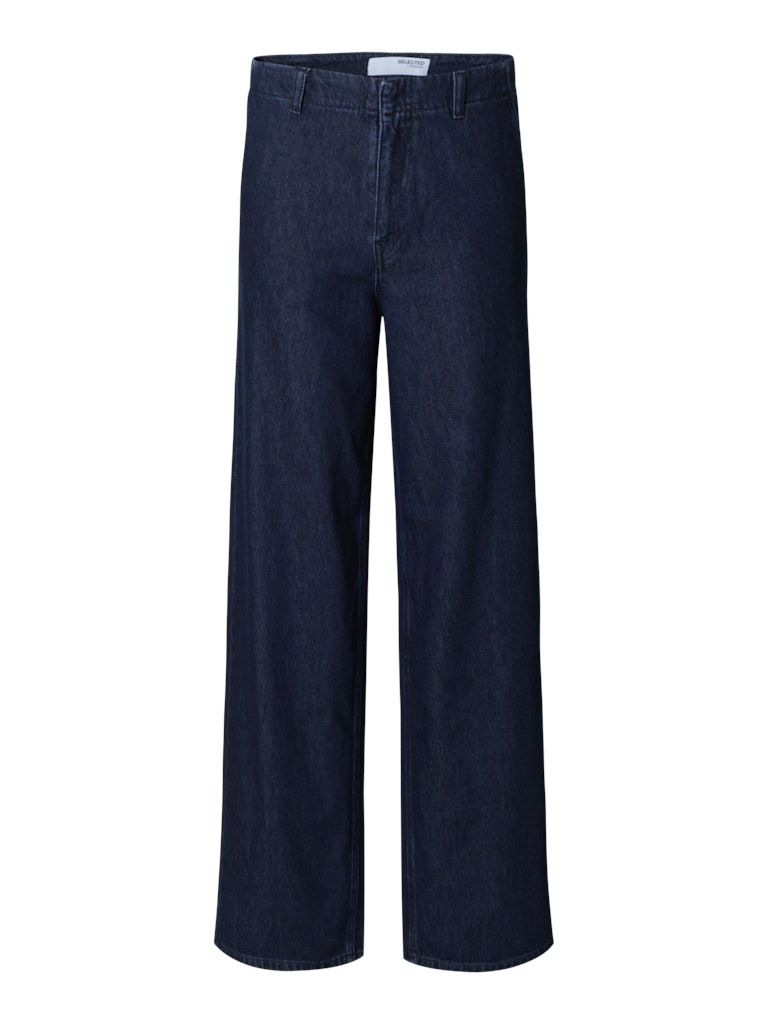 SLFEXTRA Wide Mella-Bora Jeans, dark blue denim