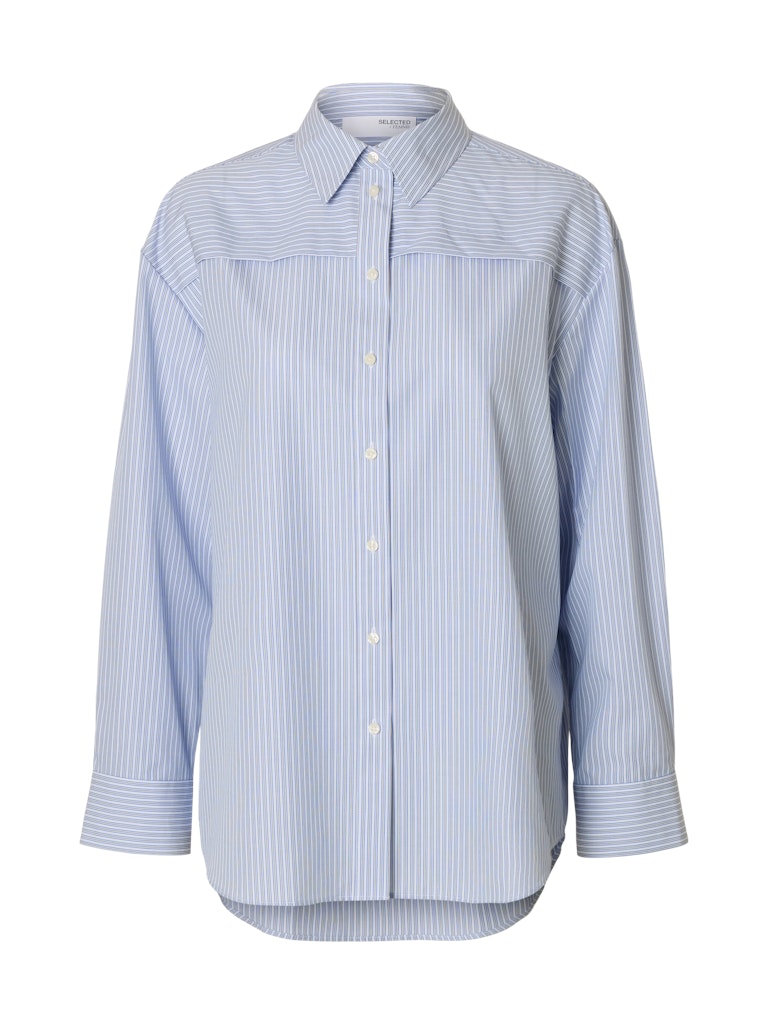 SLFALLISON Oversize Shirt, cashmere blue